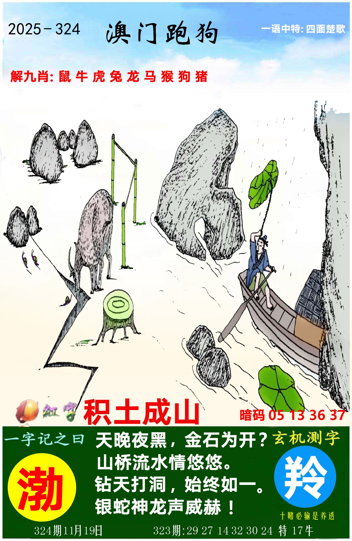 澳门跑狗图 第324期