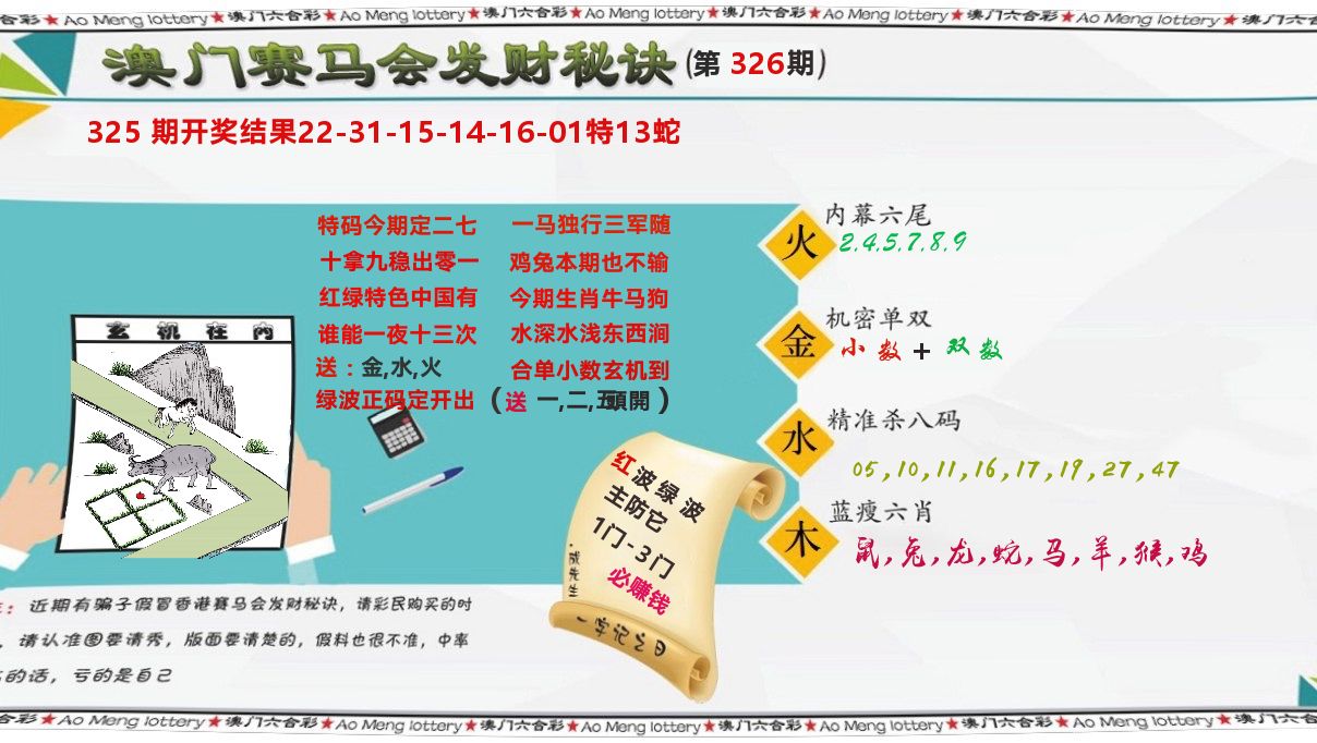 发财秘诀 第326期
