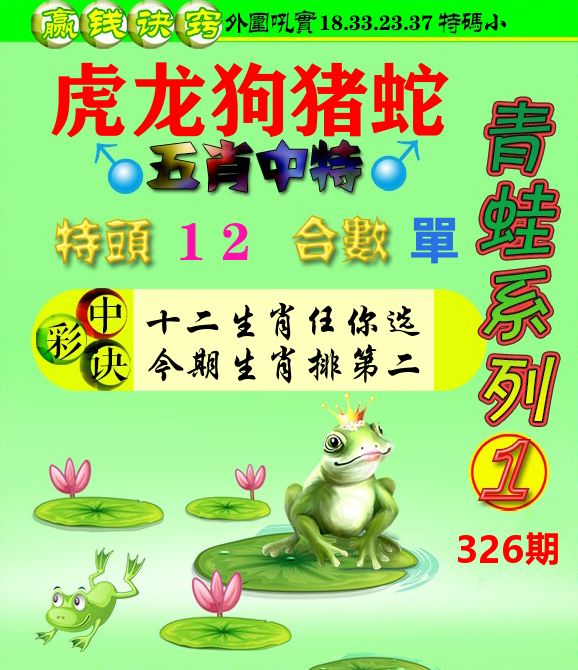 青蛙彩图 第326期