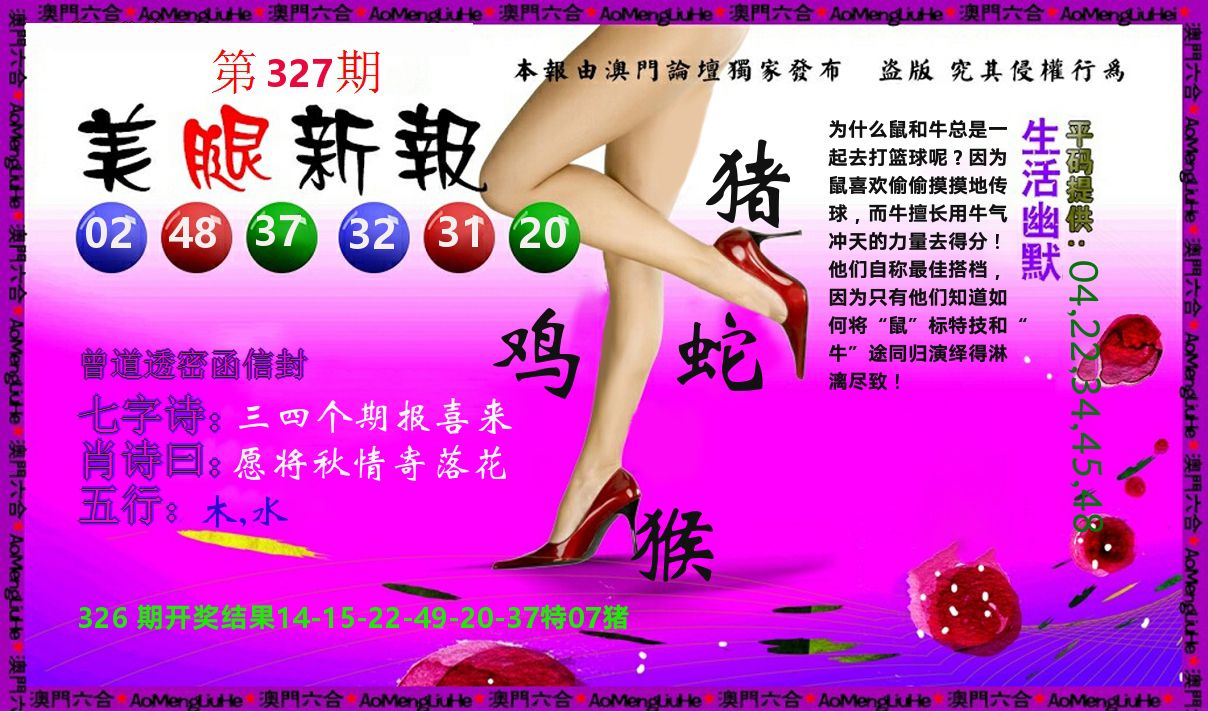 美腿新报 第327期