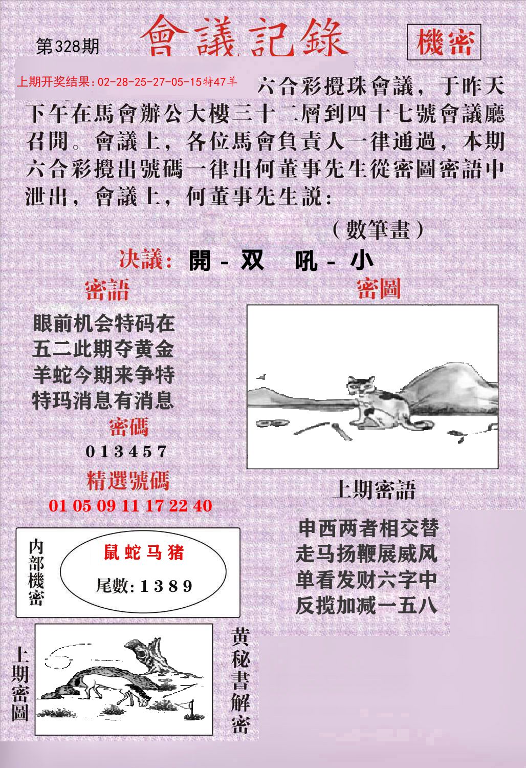 会议记录 第328期