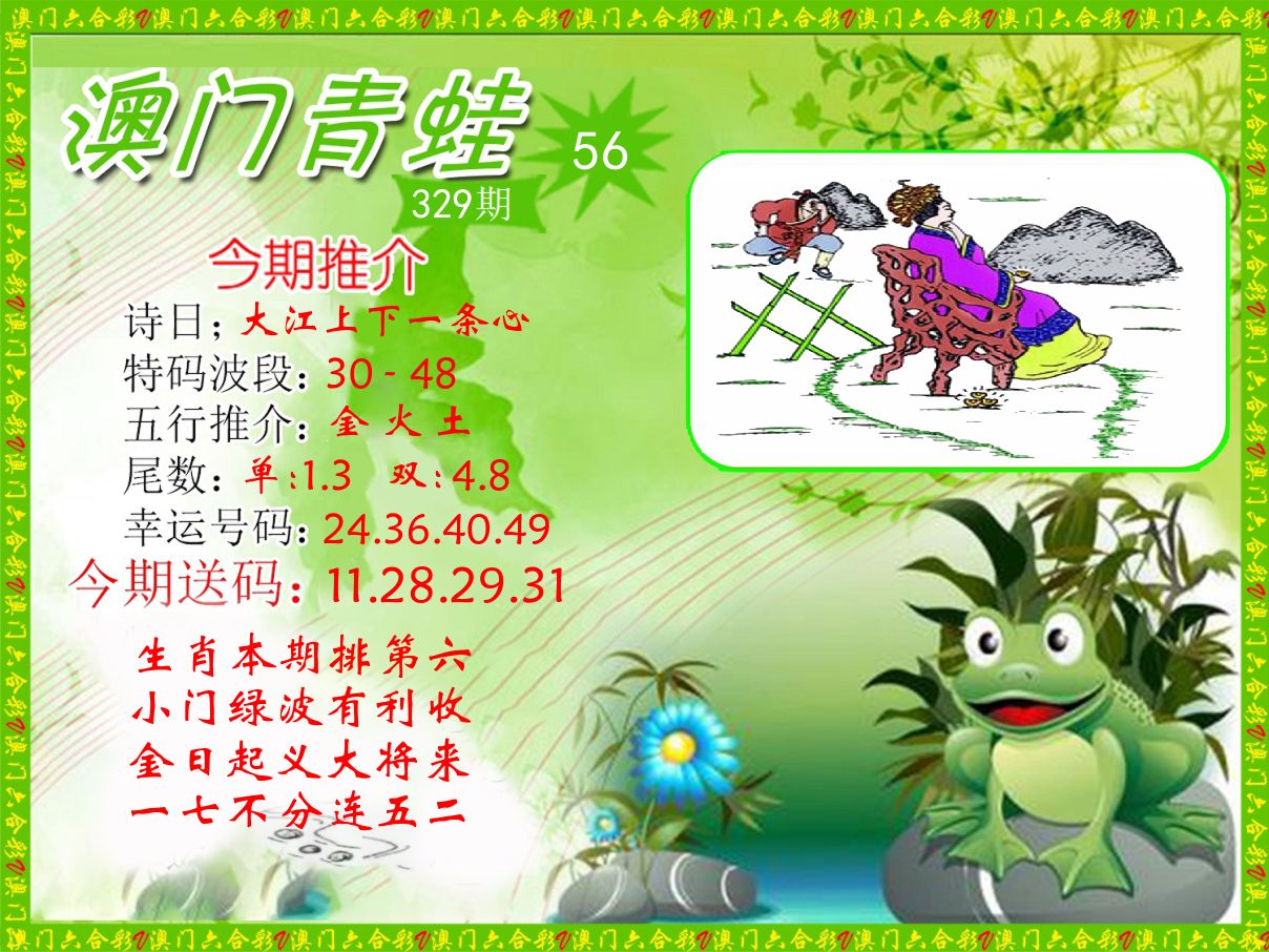 青蛙系列56 第329期