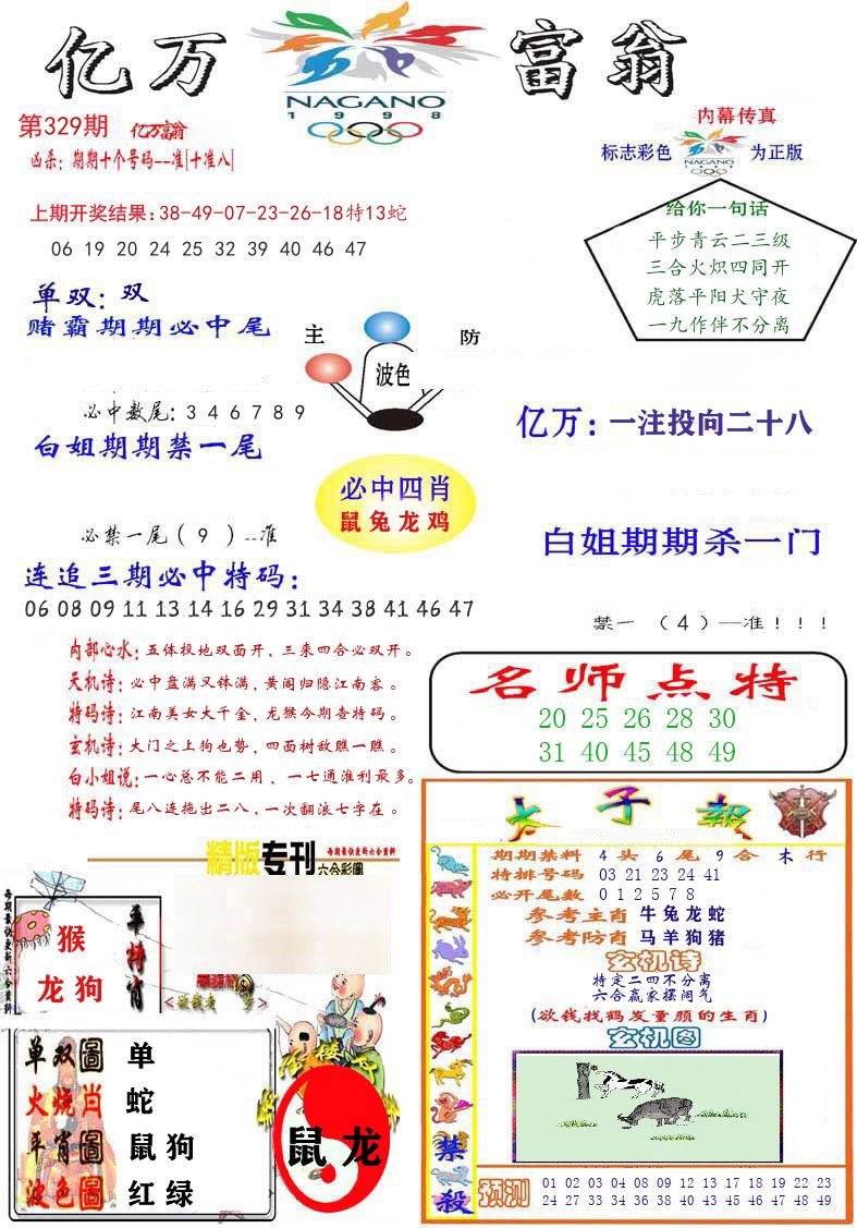 亿万富翁 第329期