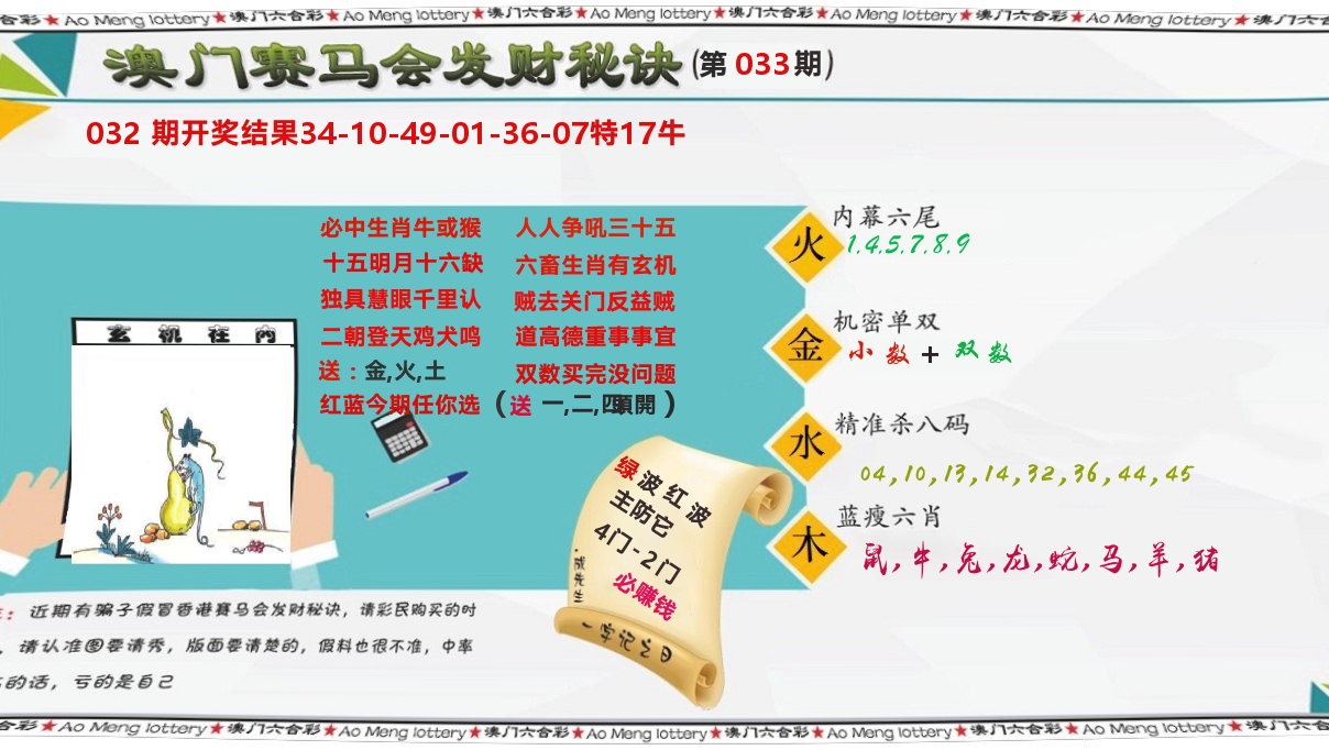 发财秘诀 第33期