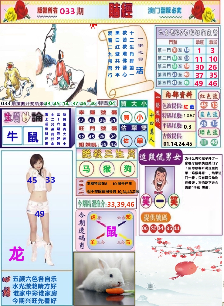 澳门赌经 第33期