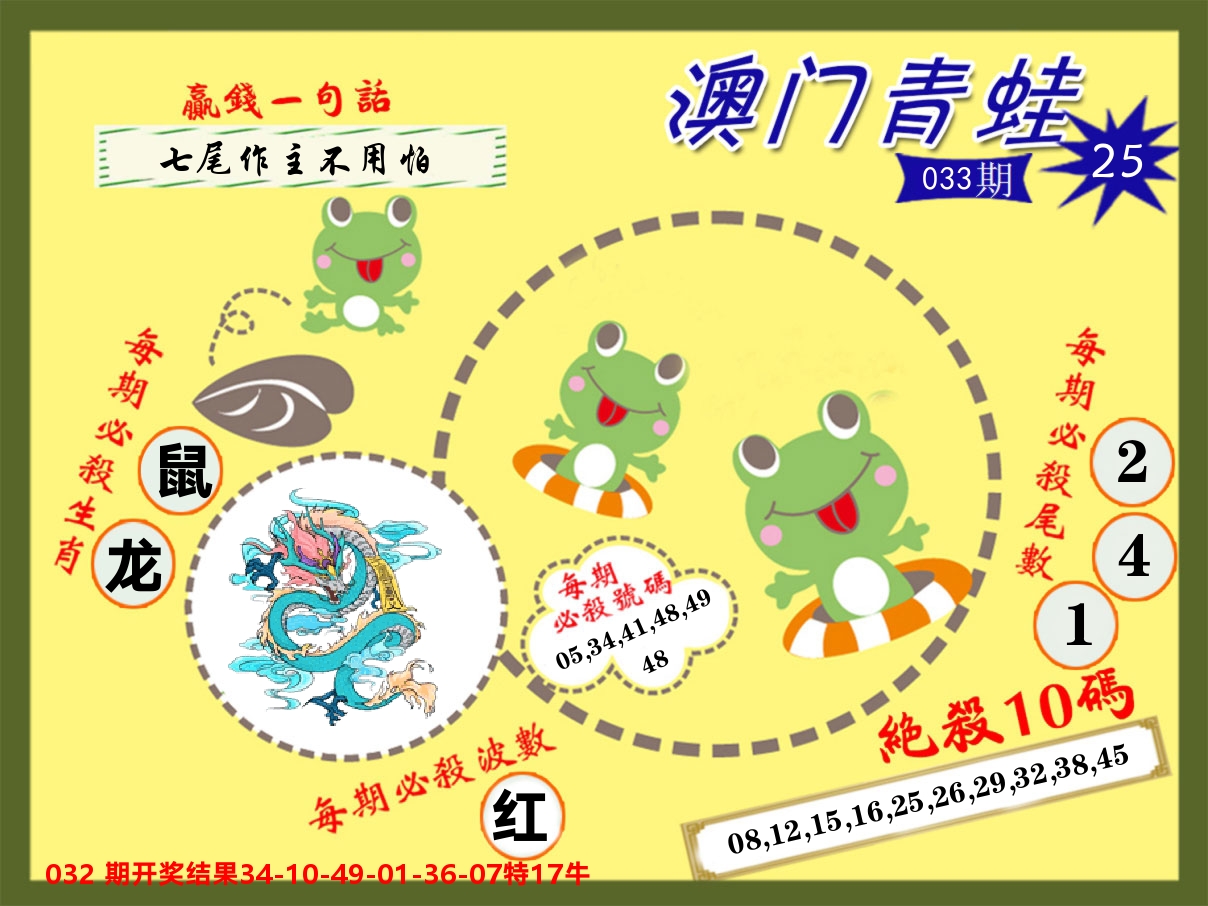 青蛙系列25 第33期