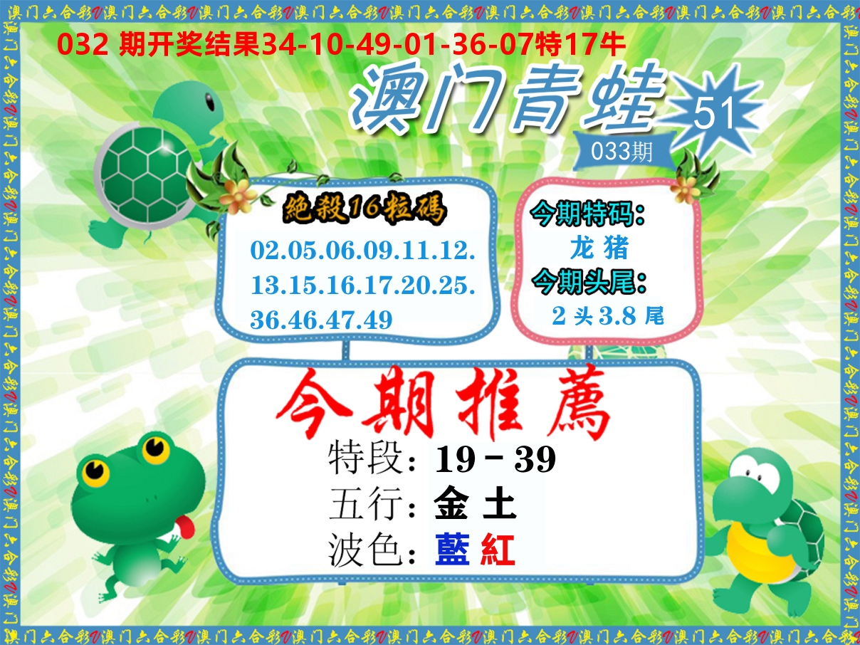 青蛙系列51 第33期