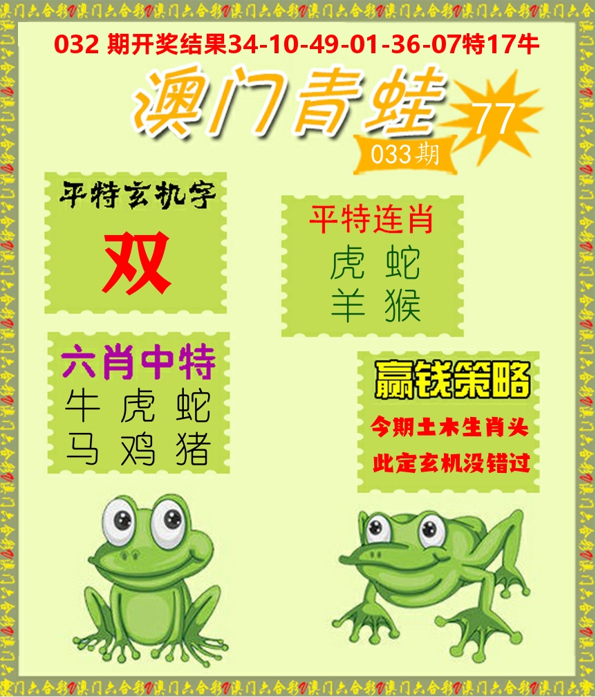 青蛙系列77 第33期