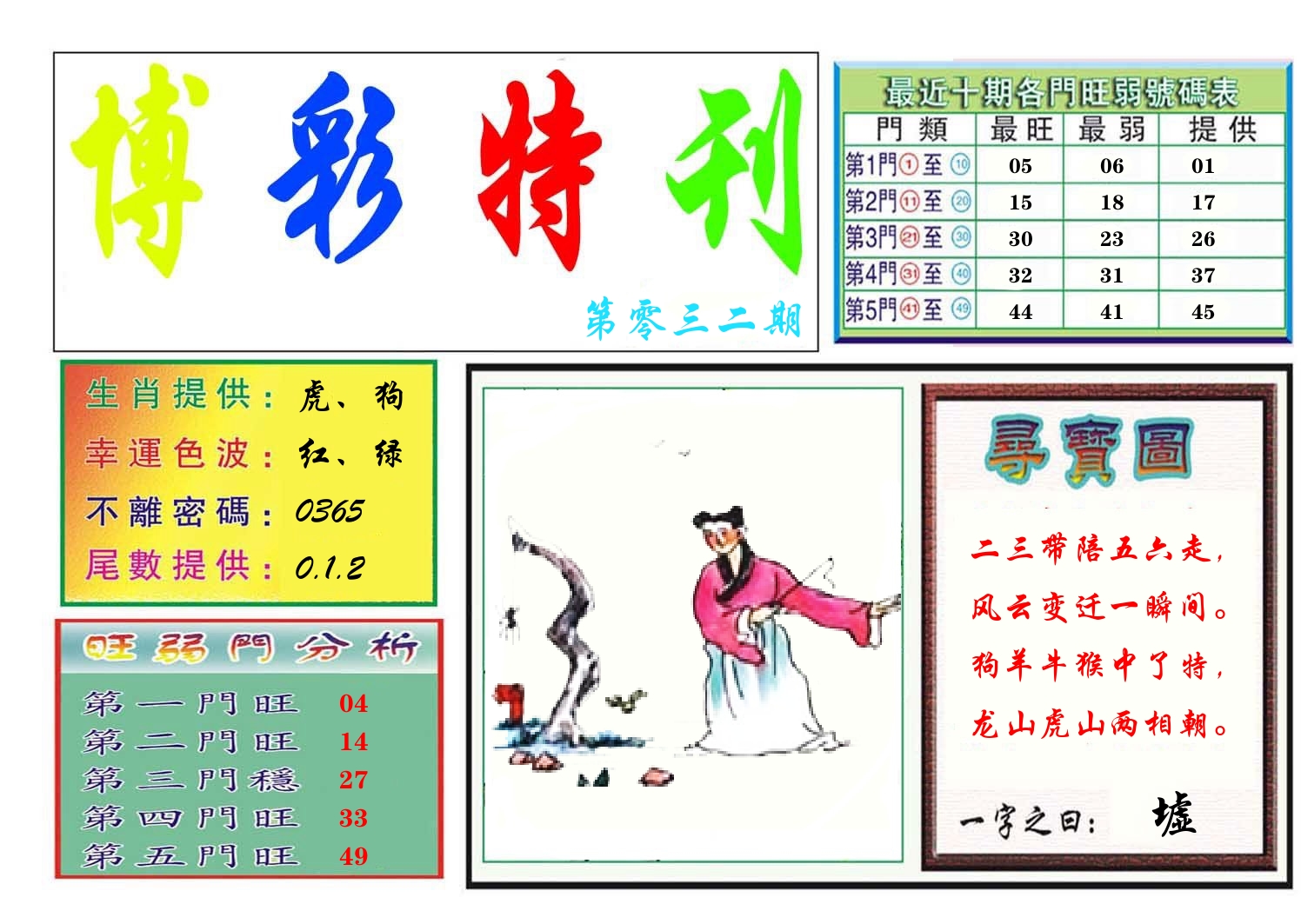 博彩特刊 第33期