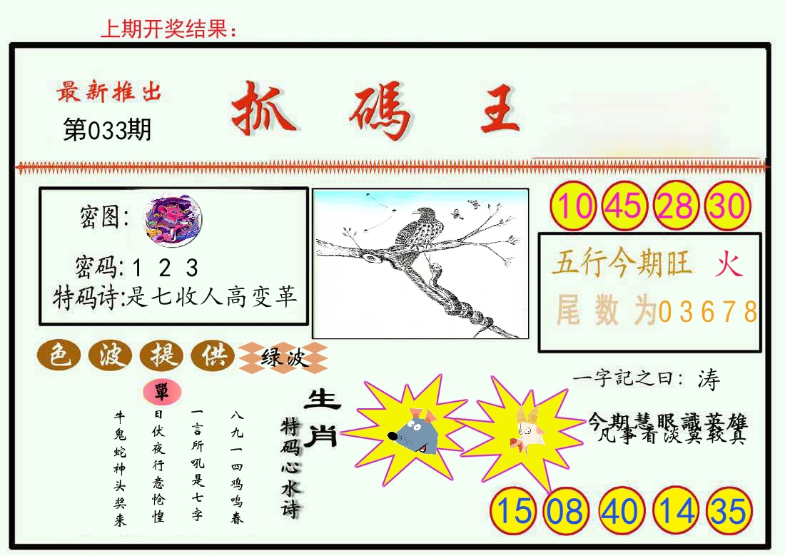 最新抓码王 第33期