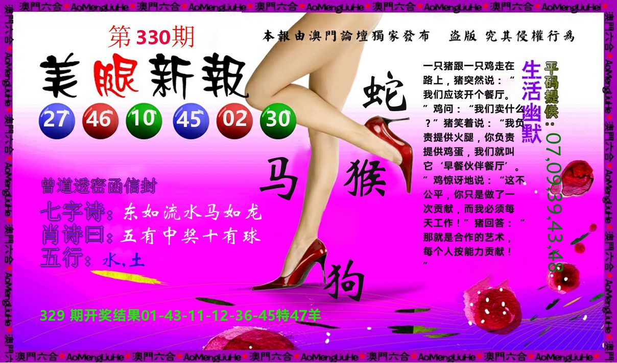 美腿新报 第330期