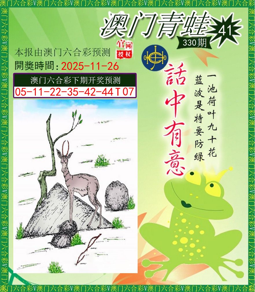 青蛙系列43 第330期