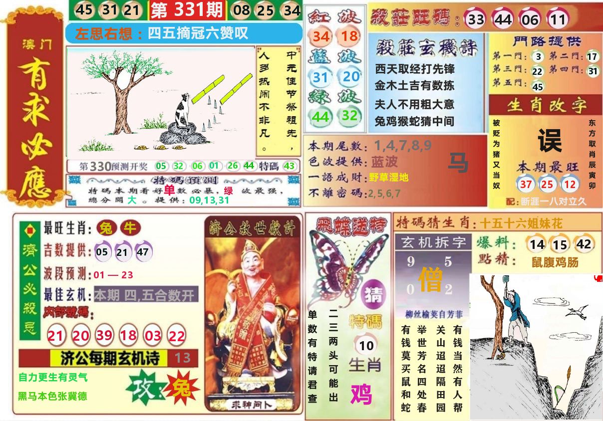 澳门有求必应 第331期