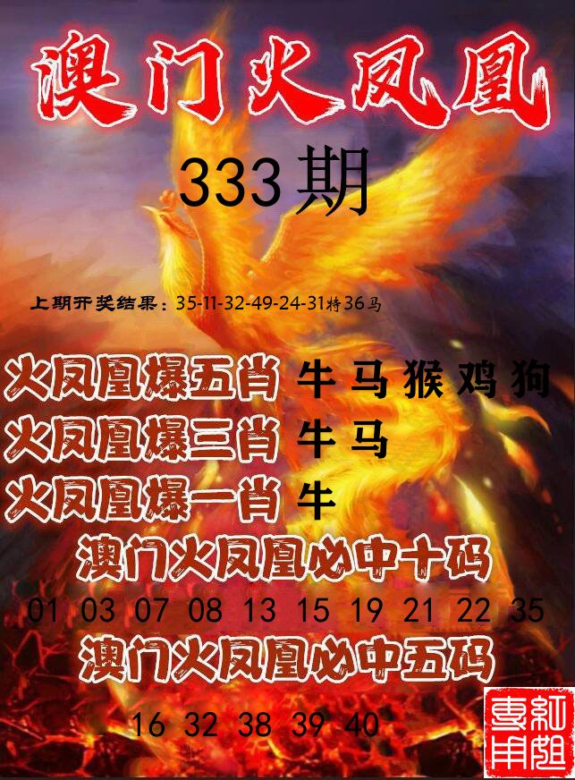 火凤凰 第333期