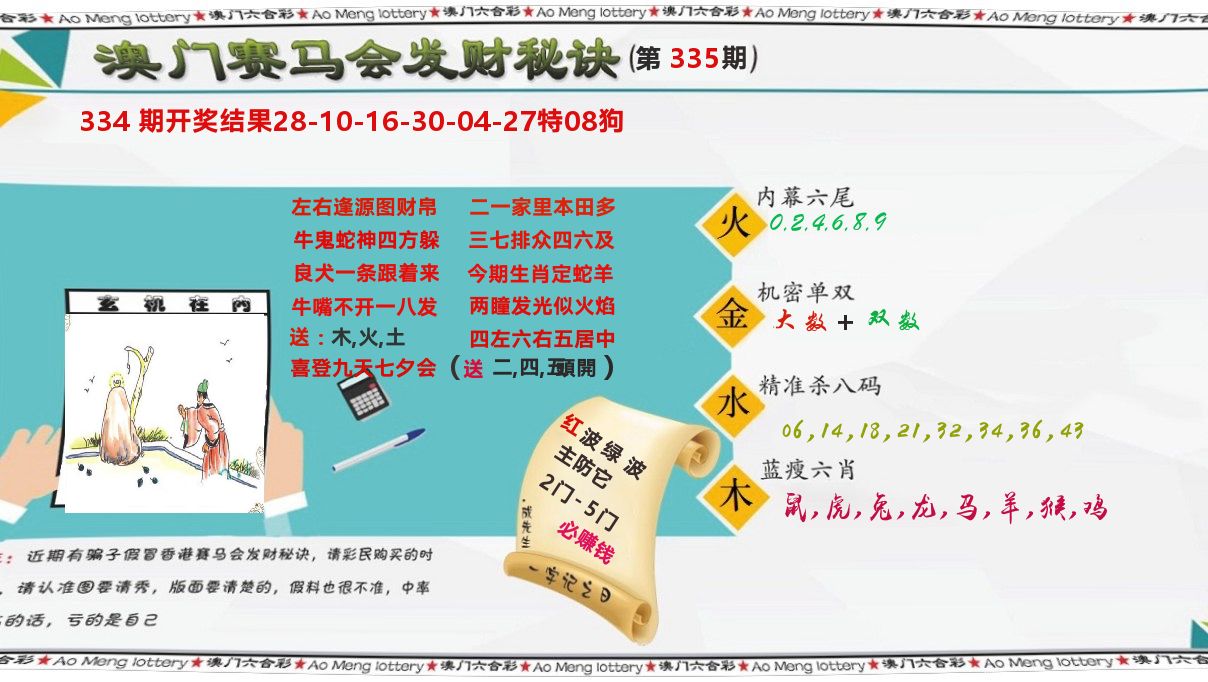 发财秘诀 第335期