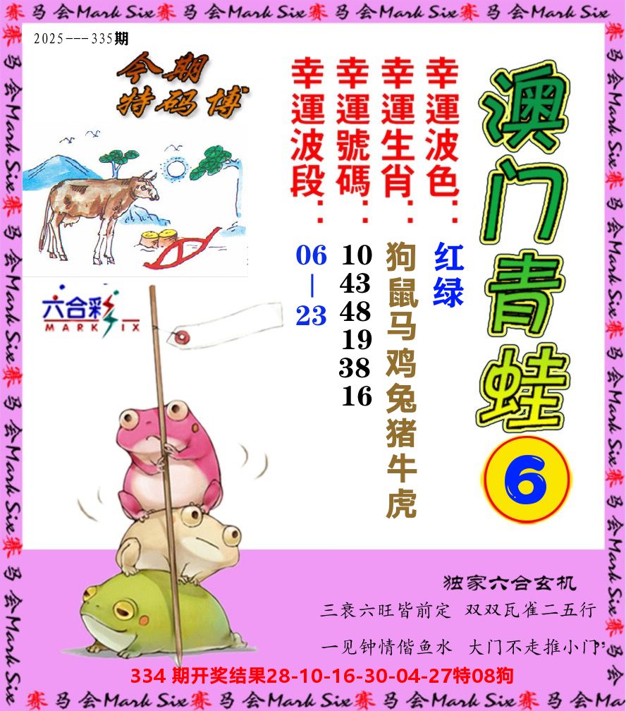 青蛙系列6 第335期