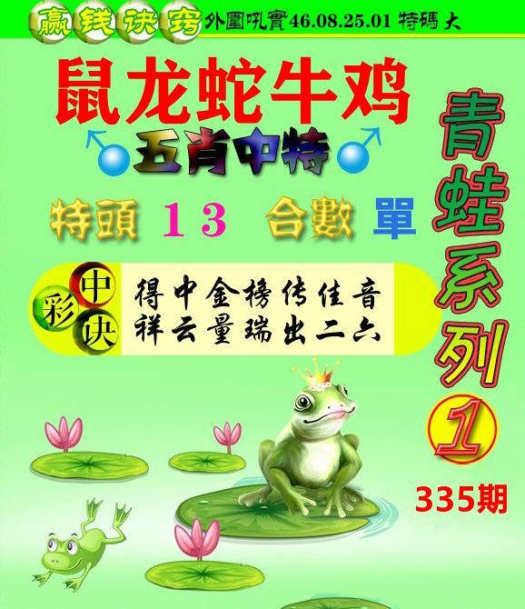 青蛙彩图 第335期