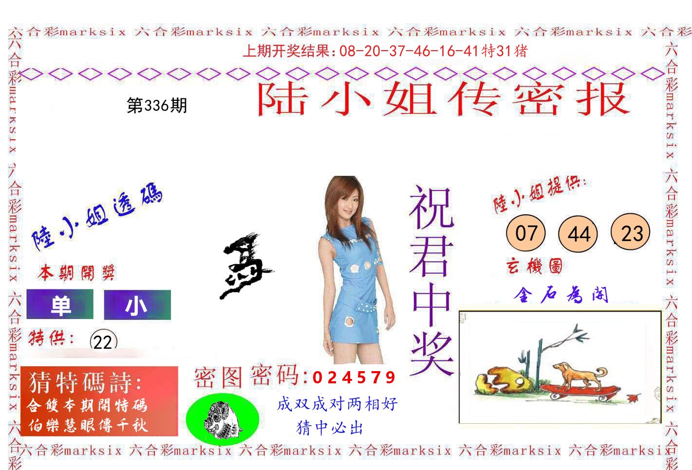 陆小姐密报 第336期