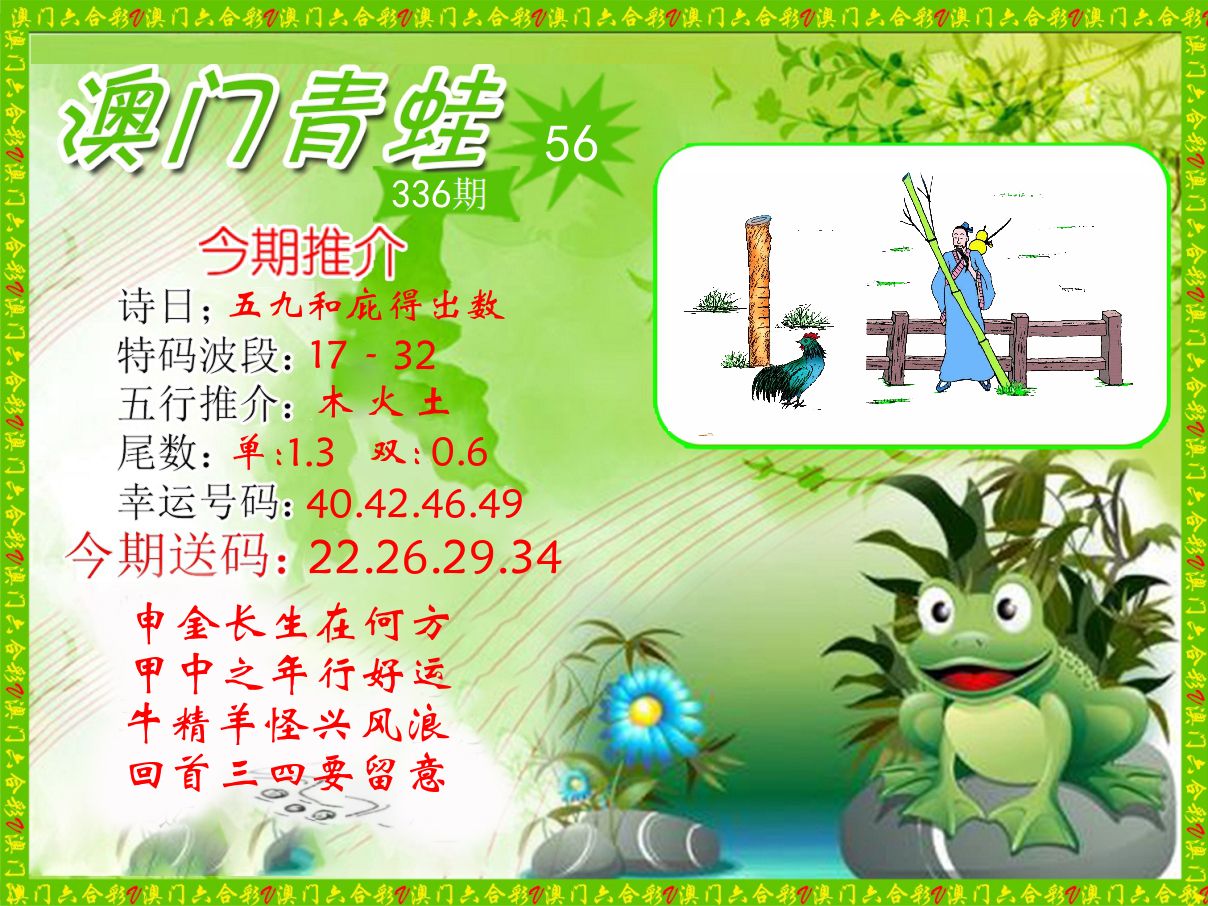 青蛙系列56 第336期