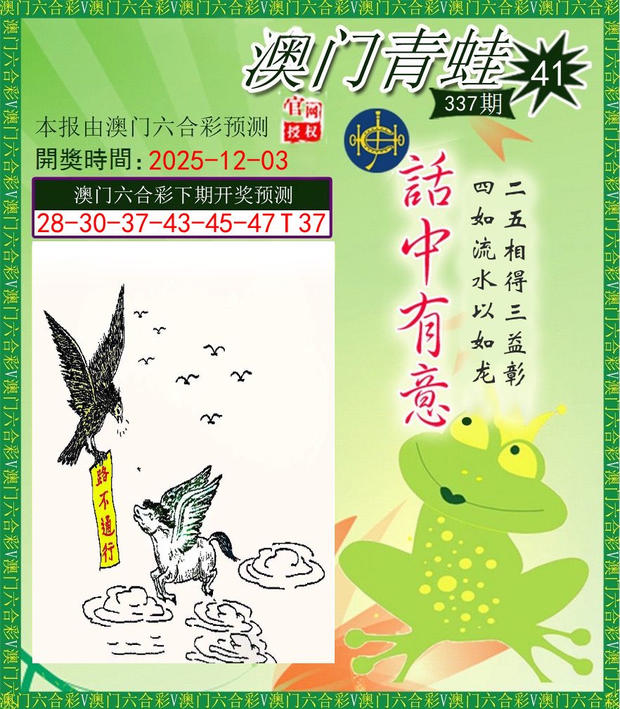 青蛙系列43 第337期
