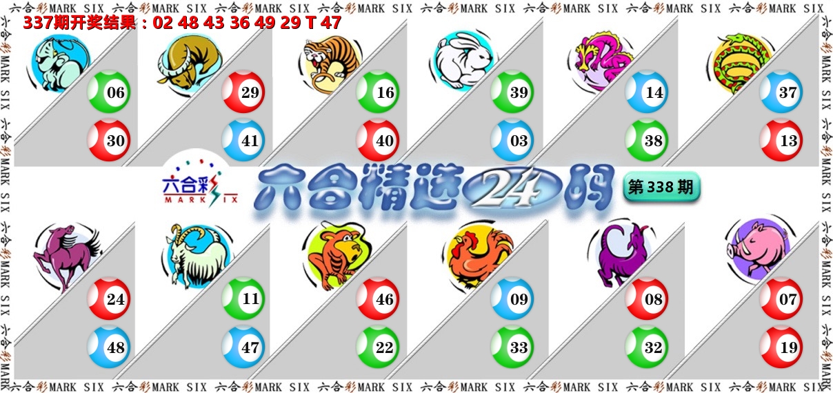 六合精选24码 第338期