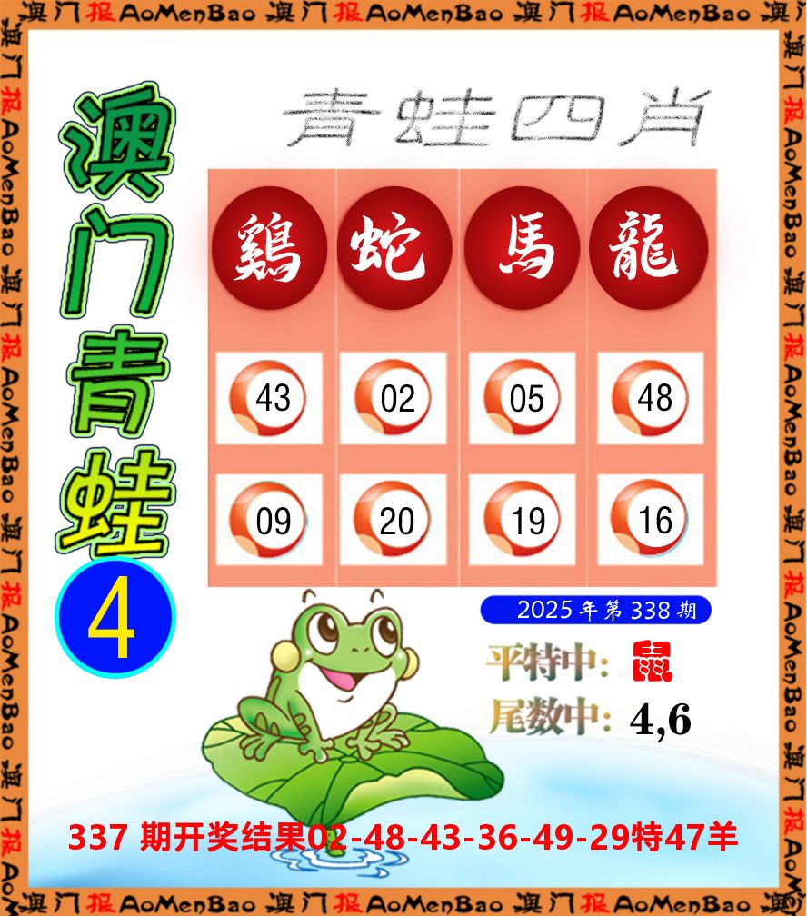 青蛙系列4 第338期