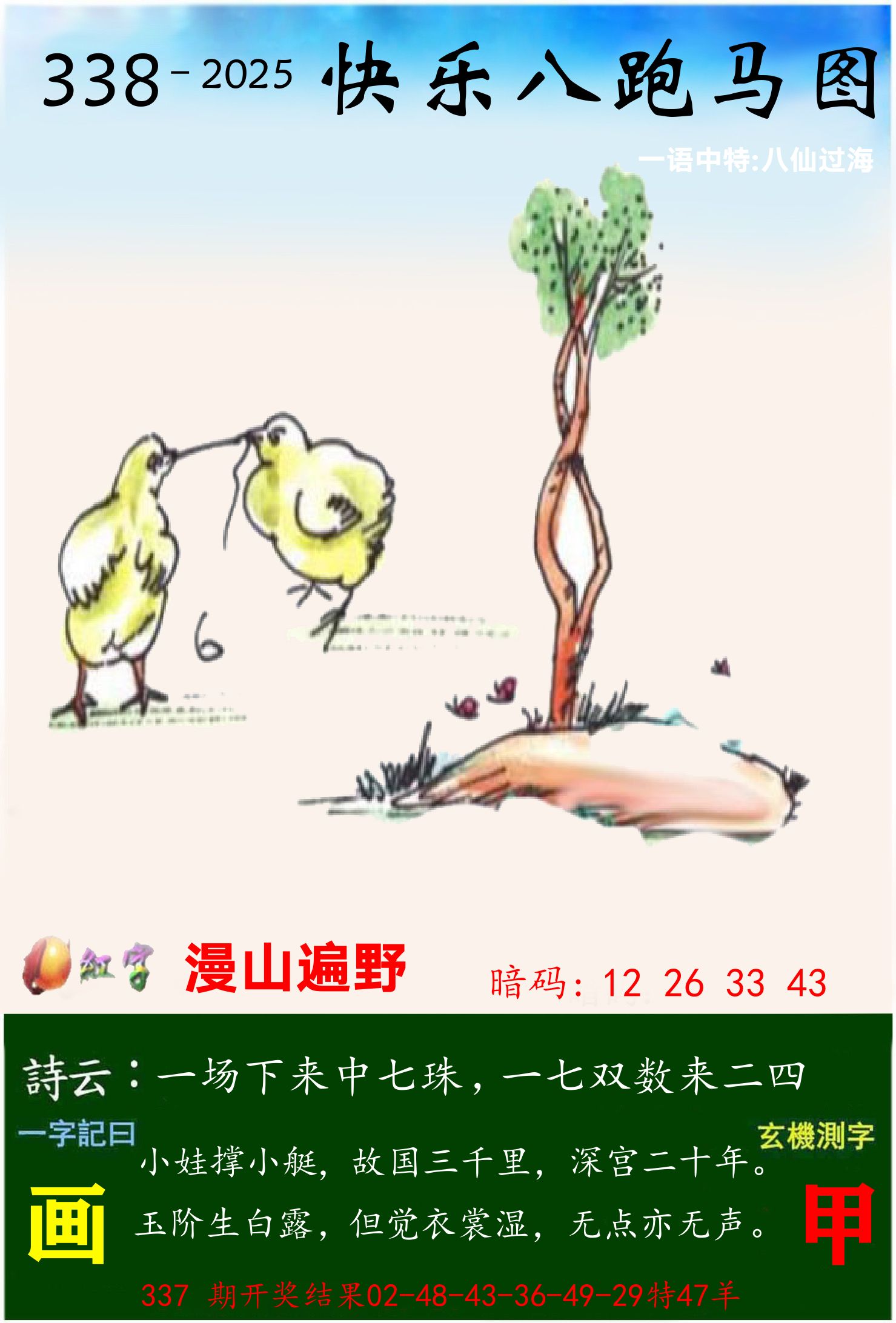 澳门跑马 第338期