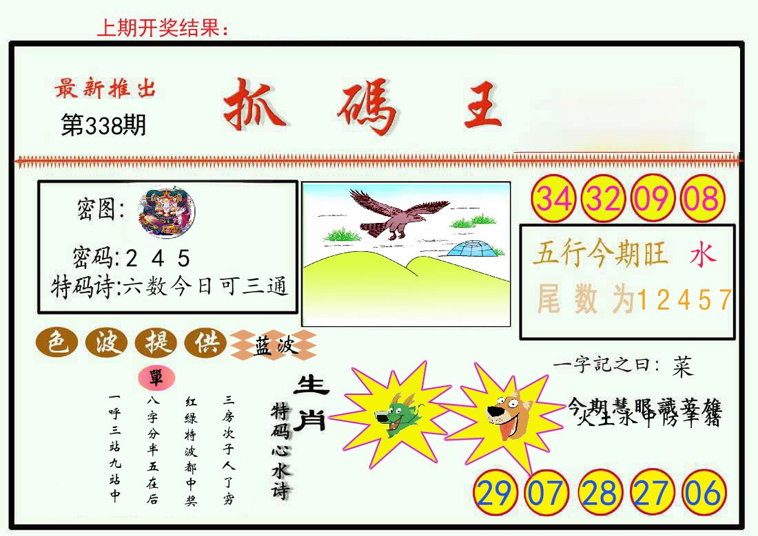最新抓码王 第338期
