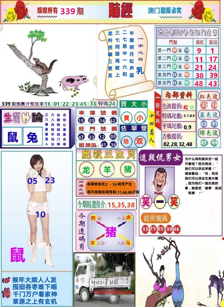 澳门赌经 第339期
