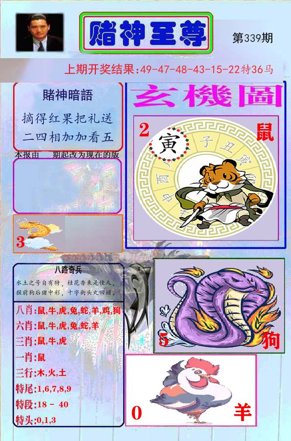 赌神至尊 第339期