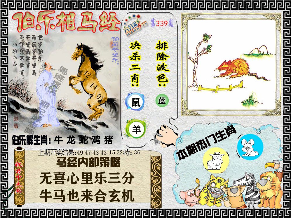伯乐相马经 第339期