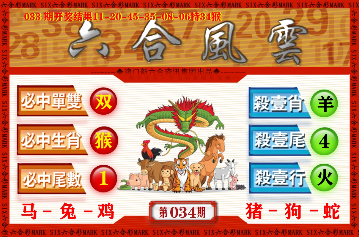 六合风云 第34期