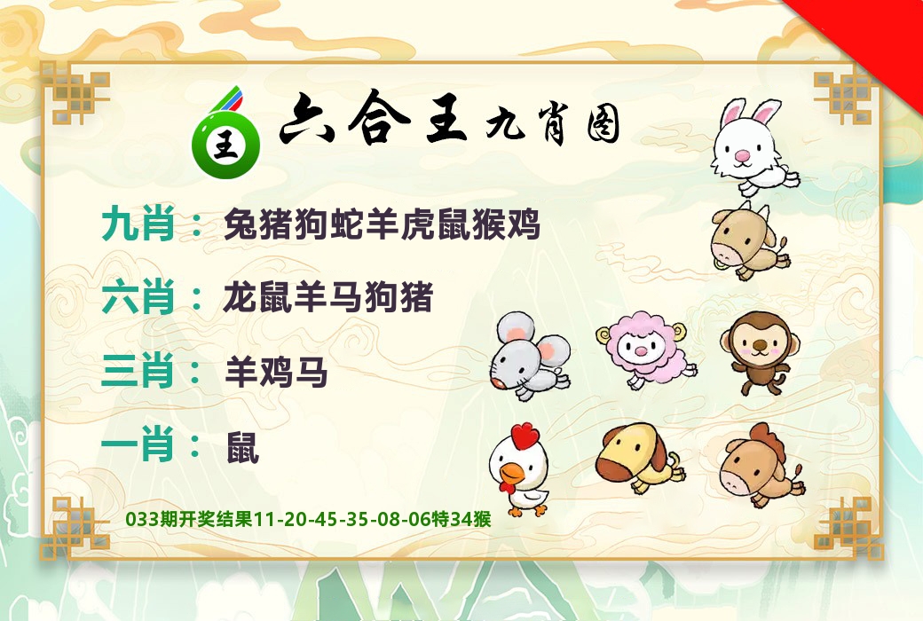 六合王九肖图 第34期