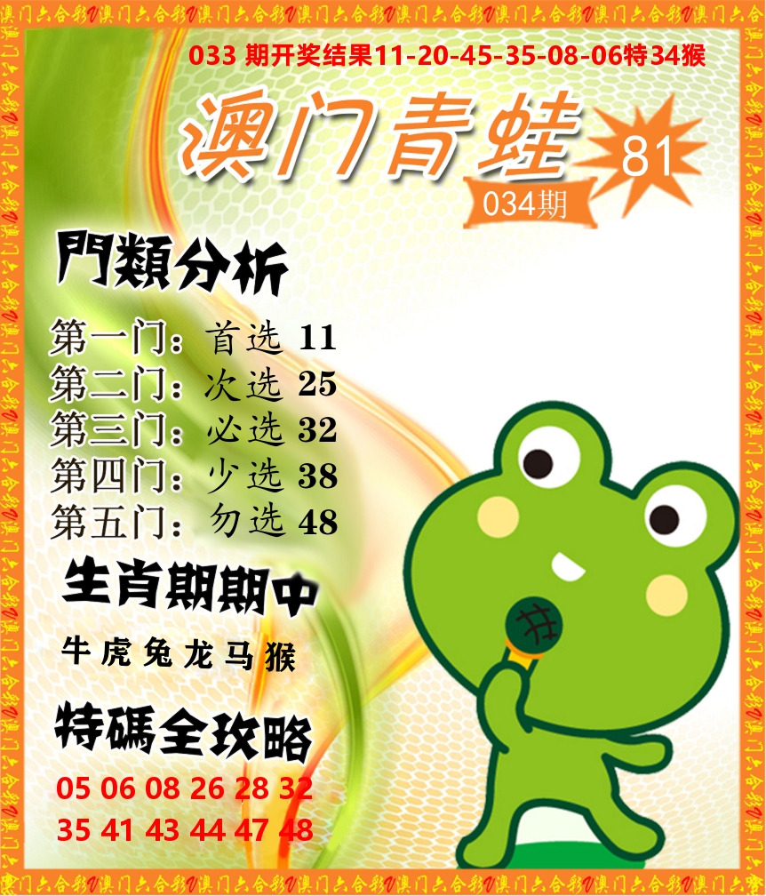 青蛙系列81 第34期