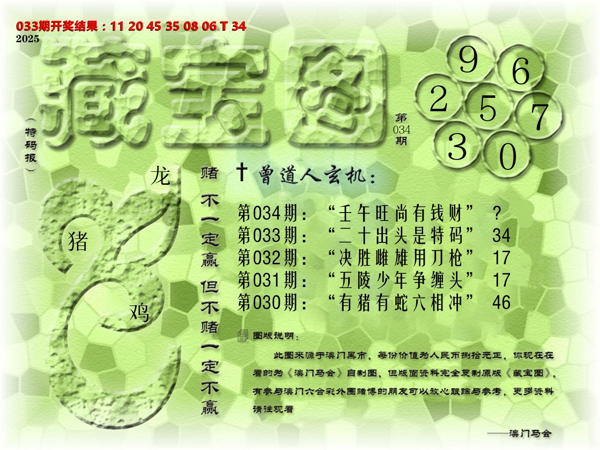 《藏宝图》 第34期