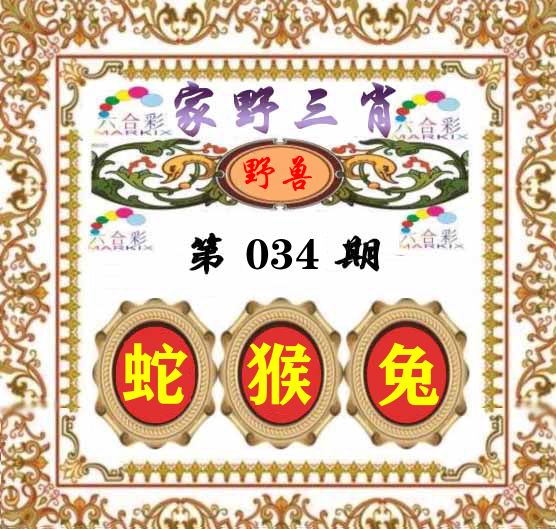 家野三肖 第34期