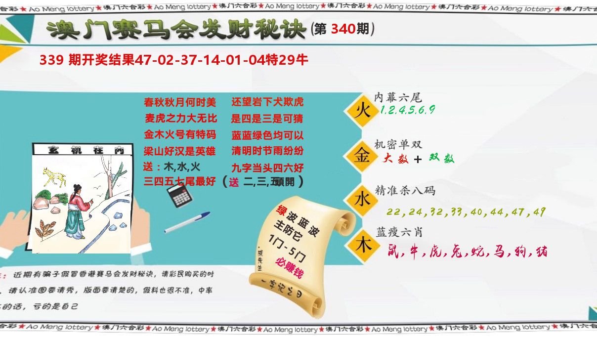 发财秘诀 第340期