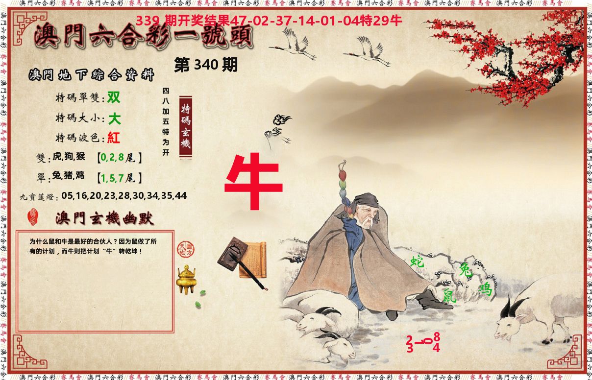 一号头 第340期