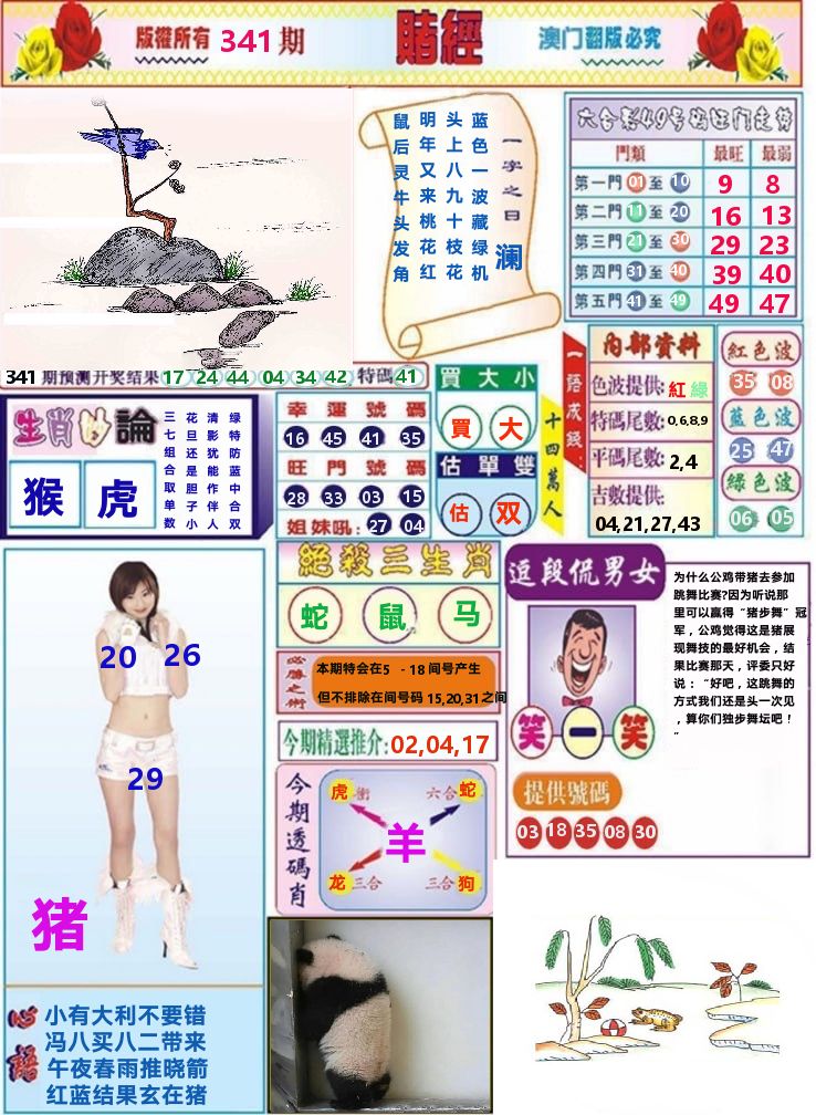 澳门赌经 第341期