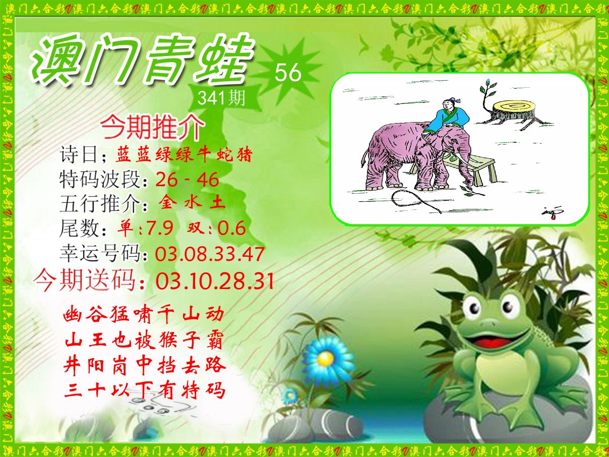 青蛙系列56 第341期