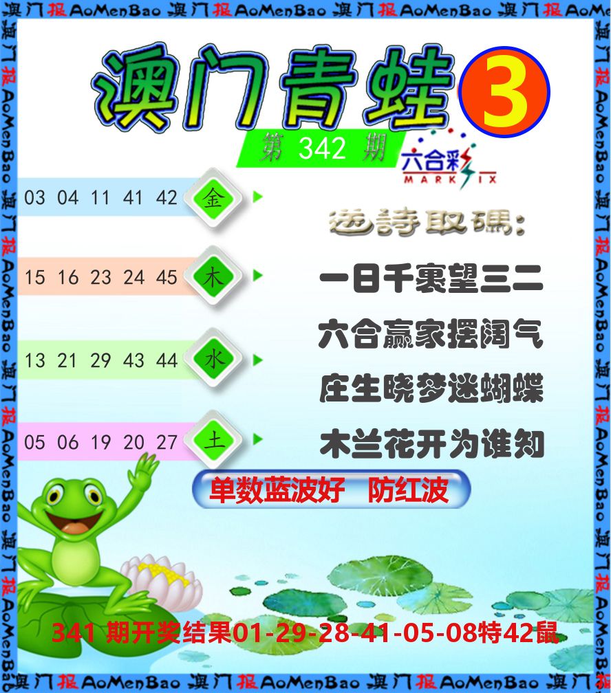 青蛙系列3 第342期