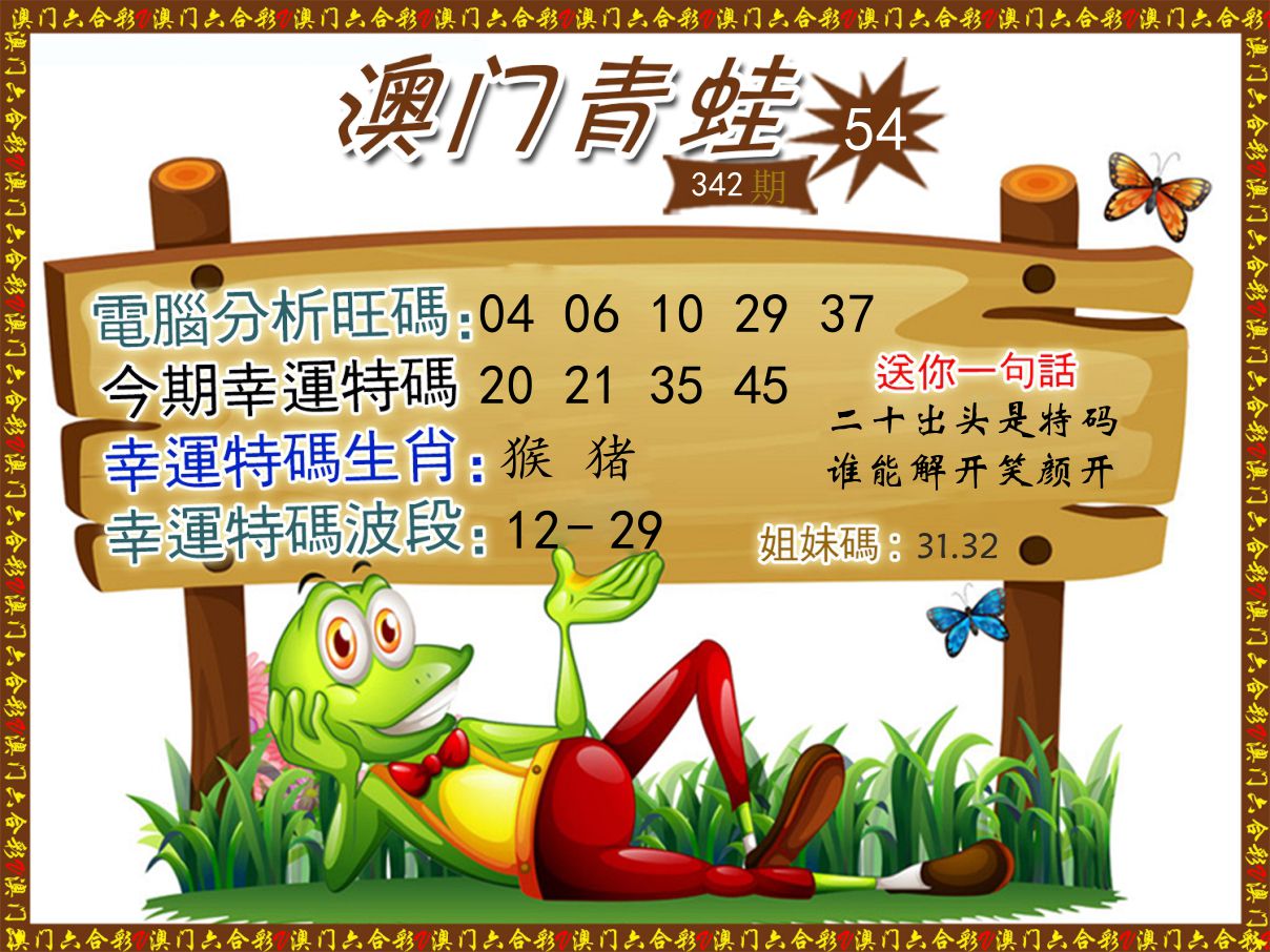 青蛙系列54 第342期