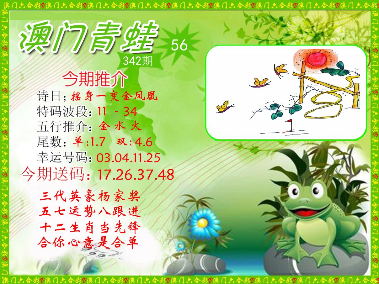 青蛙系列56 第342期
