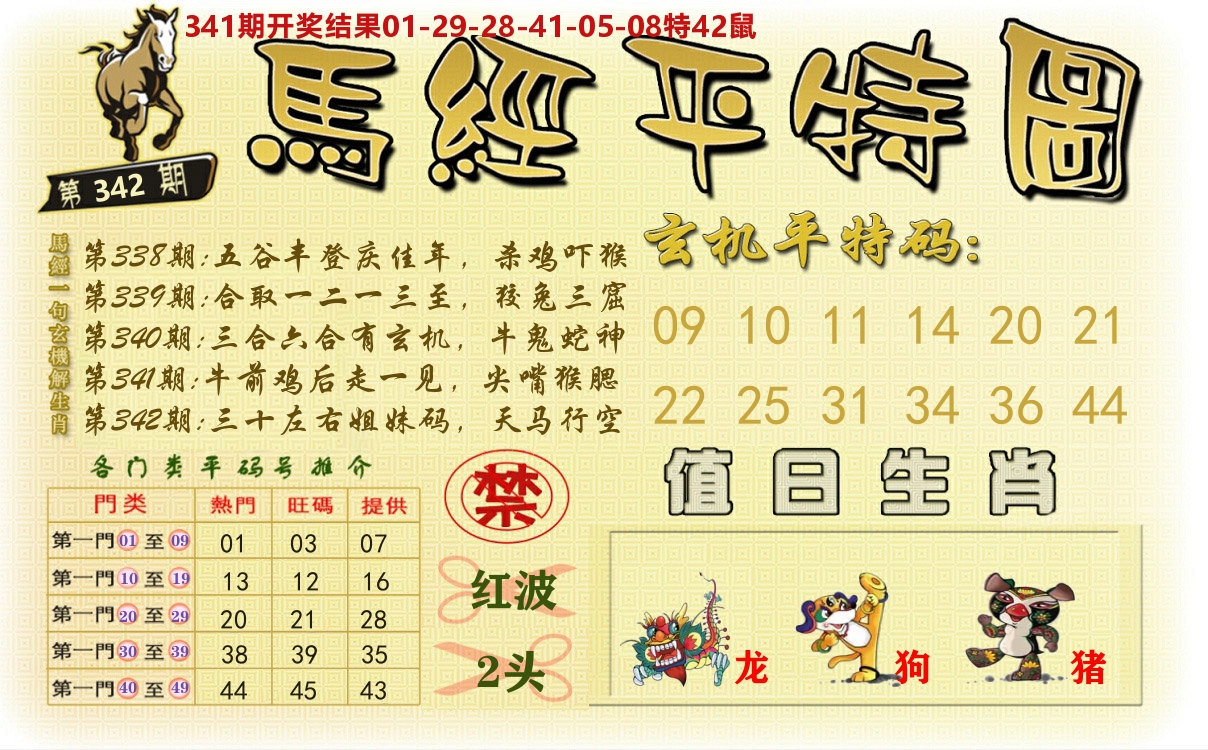 澳门平特图 第342期