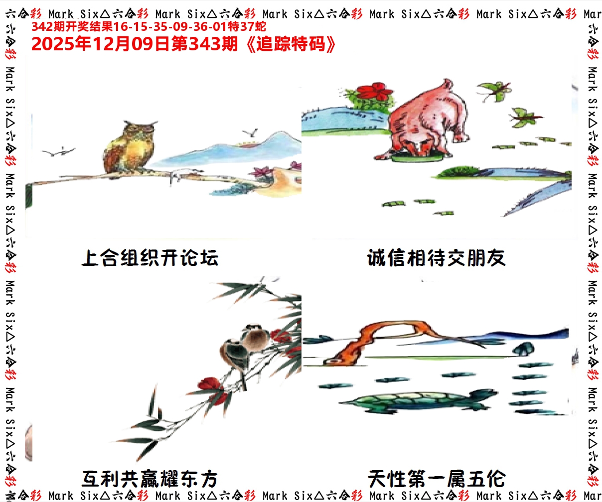 追踪特码 第343期