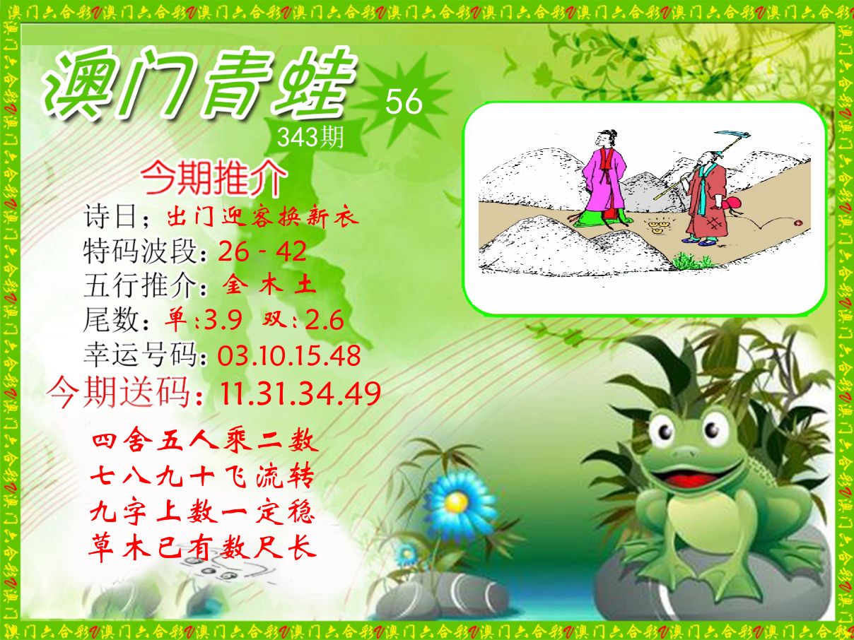 青蛙系列56 第343期