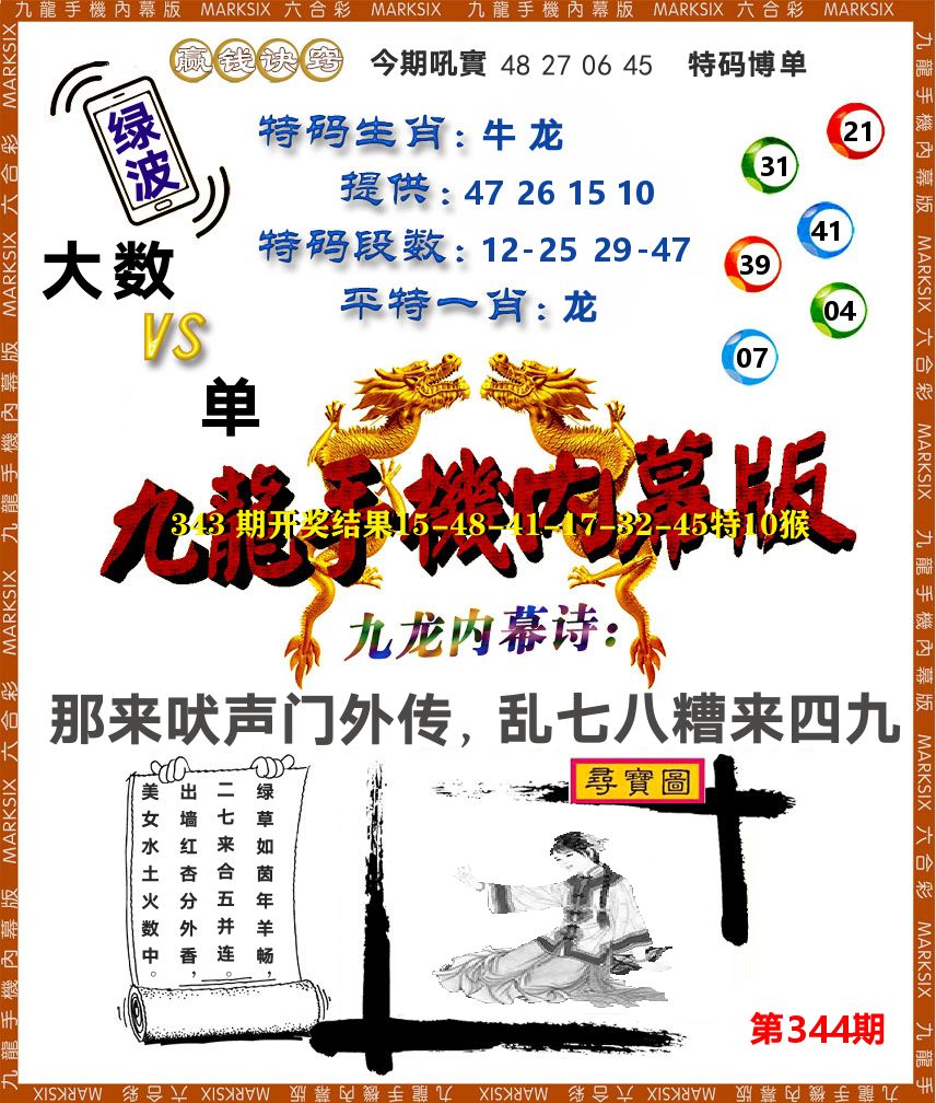 九龙手机内幕 第344期