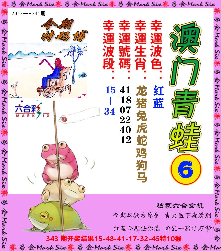 青蛙系列6 第344期
