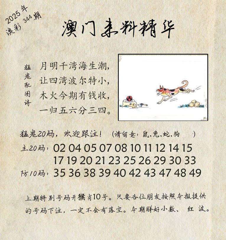 精华来料 第344期