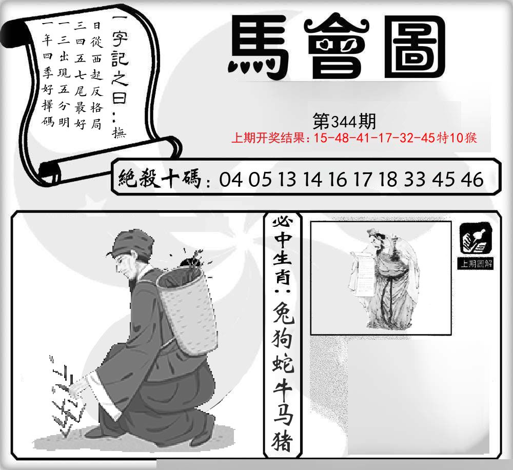 马会图 第344期